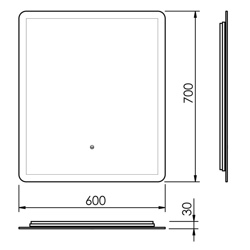 Caldo LED Mirror 600