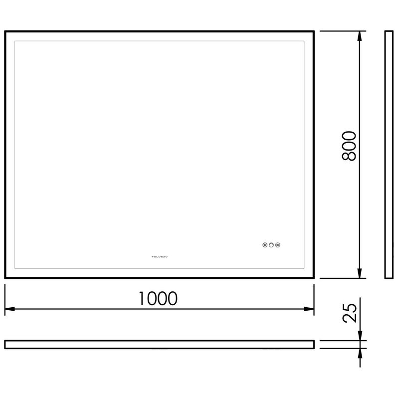 Atico LED Mirror 1000