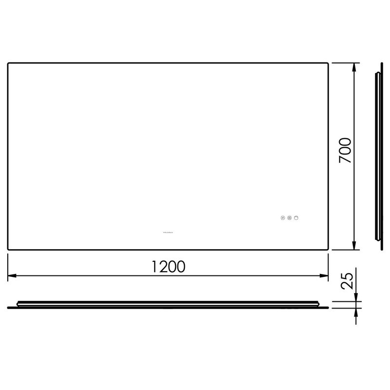Tavora LED Mirror 1200