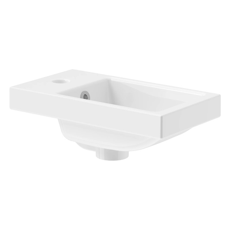 Truro Ceramic Vanity Basin 400 White